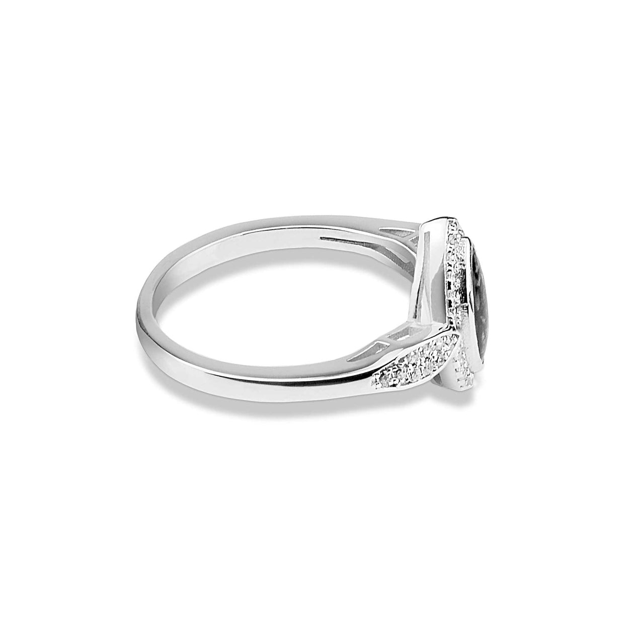 Load image into Gallery viewer, EverWith Ladies Marquise Memorial Ashes Ring with Fine Crystals