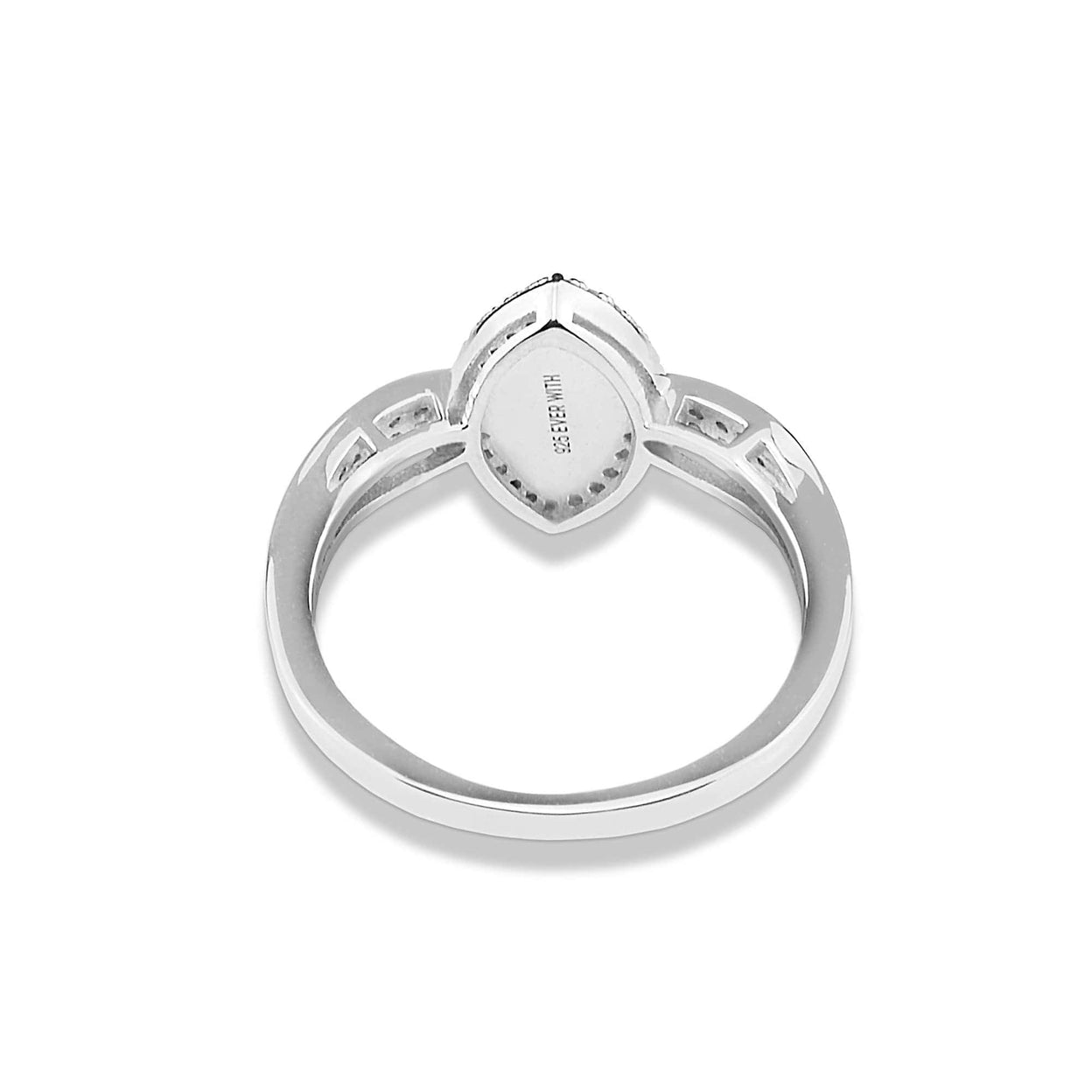 Load image into Gallery viewer, EverWith Ladies Marquise Memorial Ashes Ring with Fine Crystals