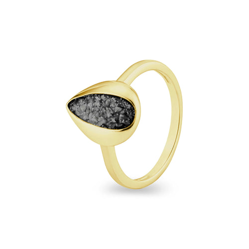 EverWith Ladies Rondure Teardrop Memorial Ashes Ring