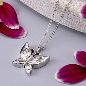 EverWith Self-fill Butterfly Memorial Ashes Pendant