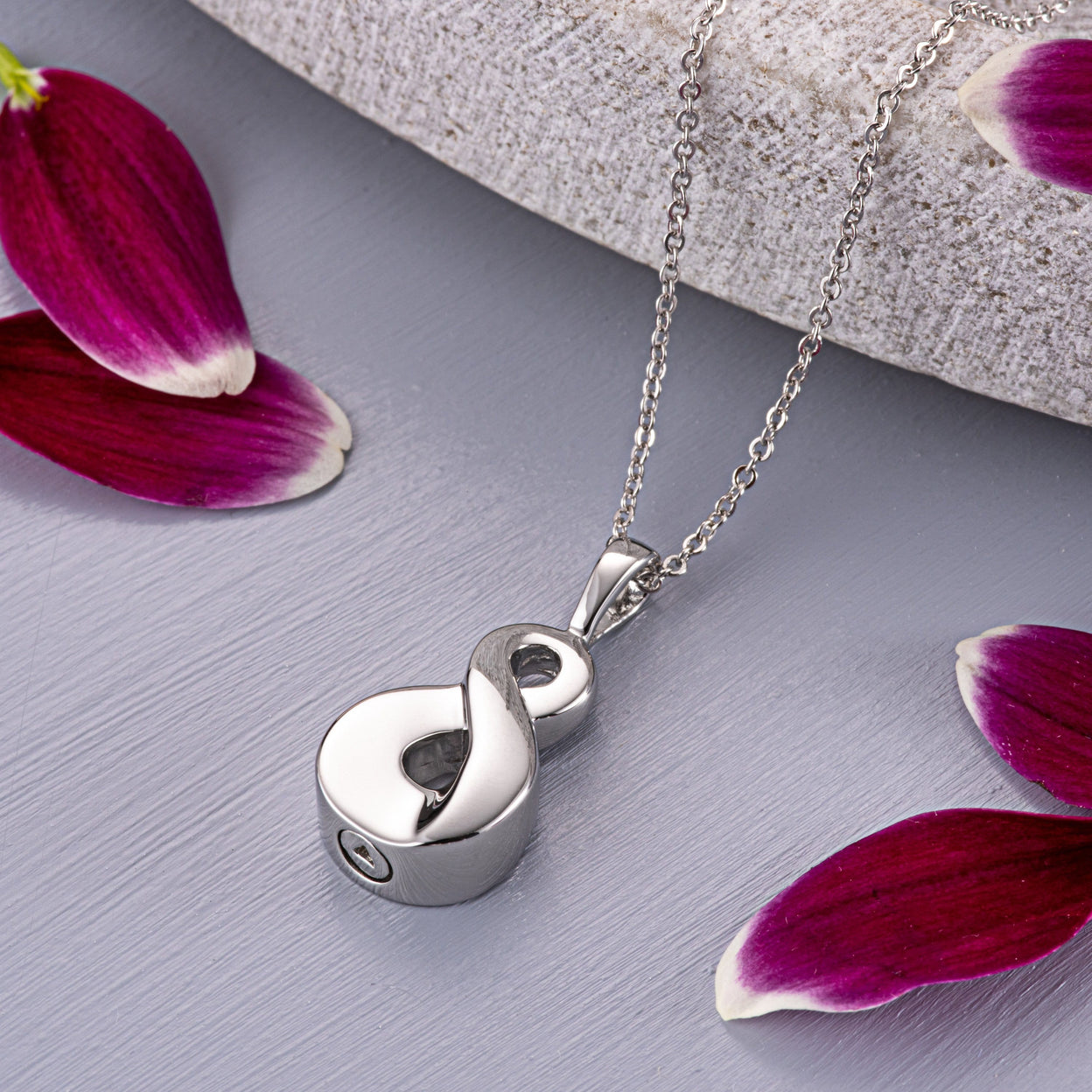 Load image into Gallery viewer, EverWith Self-fill Infinity Memorial Ashes Pendant