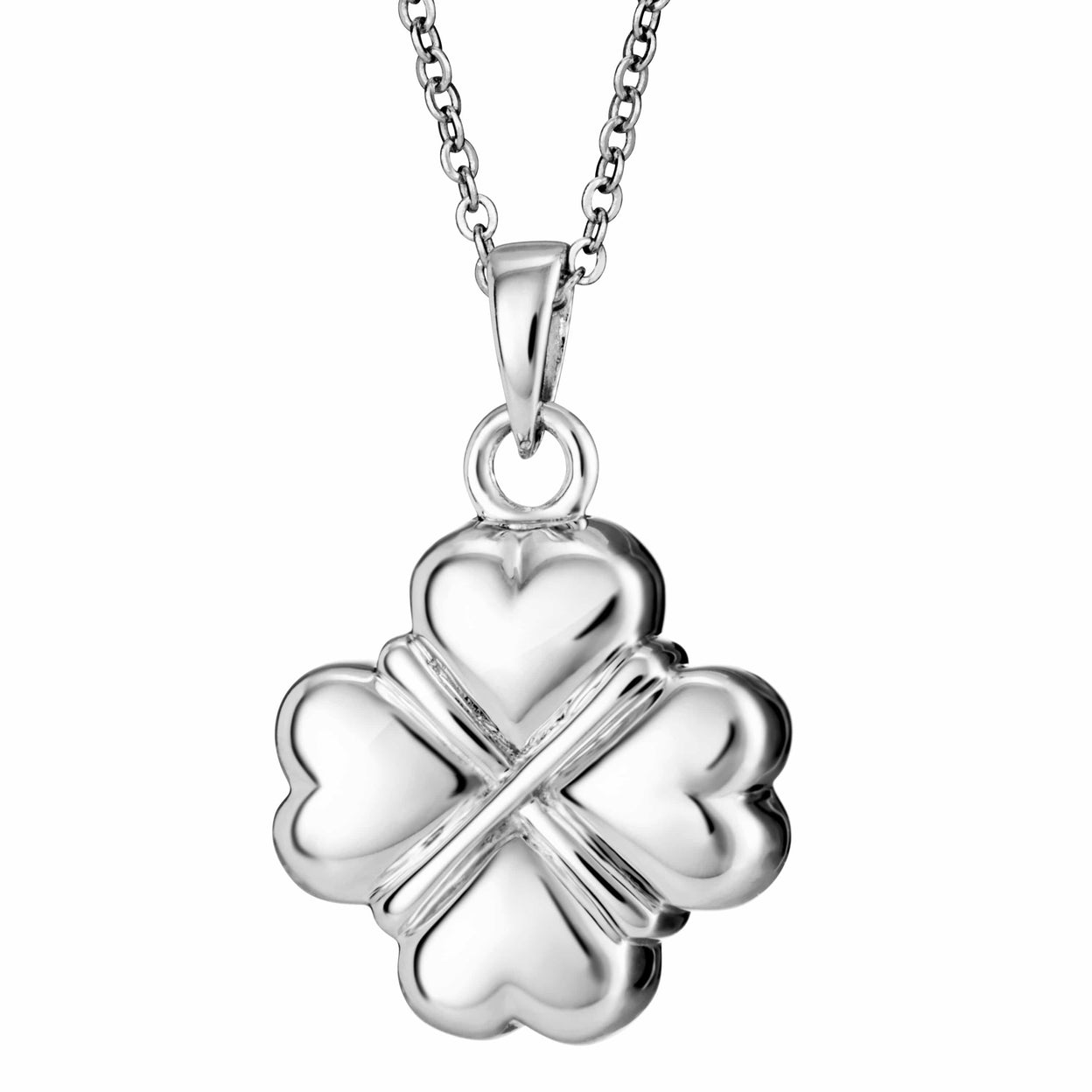 Load image into Gallery viewer, EverWith Self-fill Traditional Clover Memorial Ashes Pendant