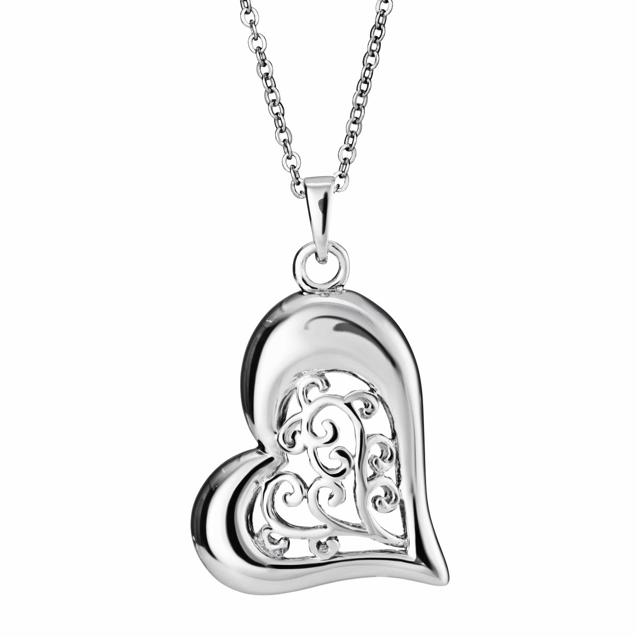 Load image into Gallery viewer, EverWith Self Fill Intricate Heart Memorial Ashes Pendant