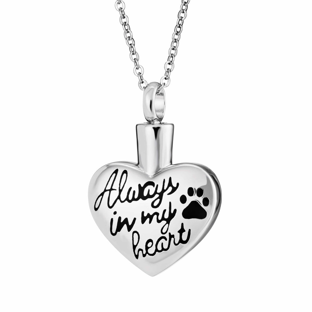 EverWith Self-fill Always in my Heart Memorial Ashes Pendant