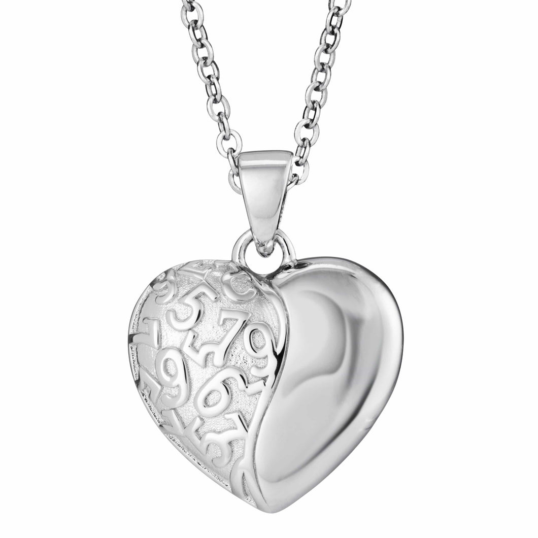 EverWith Self-fill Heart Swirl Memorial Ashes Pendant