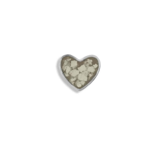 EverWith Small Heart Memorial Ashes Element for Glass Locket