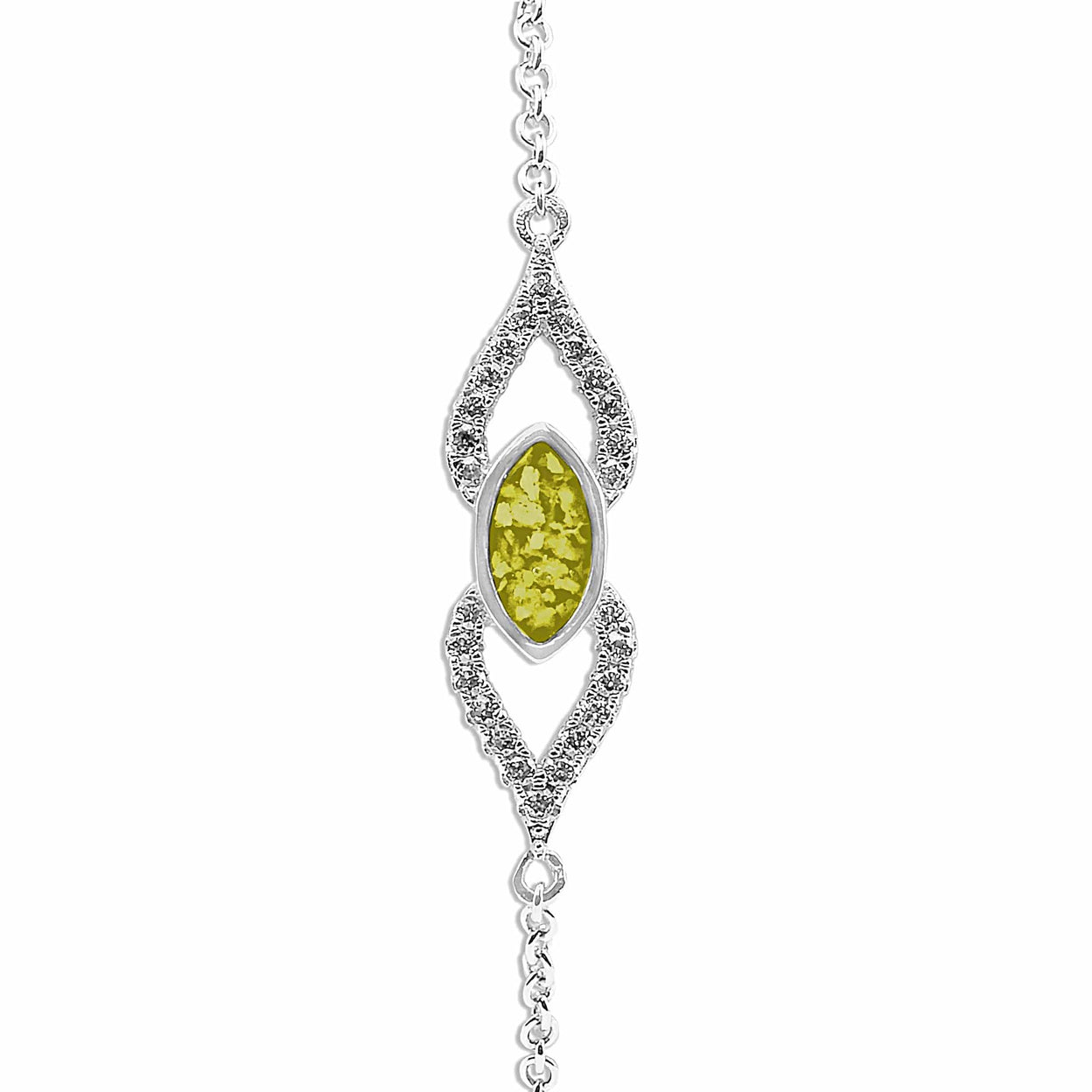 Load image into Gallery viewer, EverWith Ladies Respect Memorial Ashes Bracelet with Fine Crystals