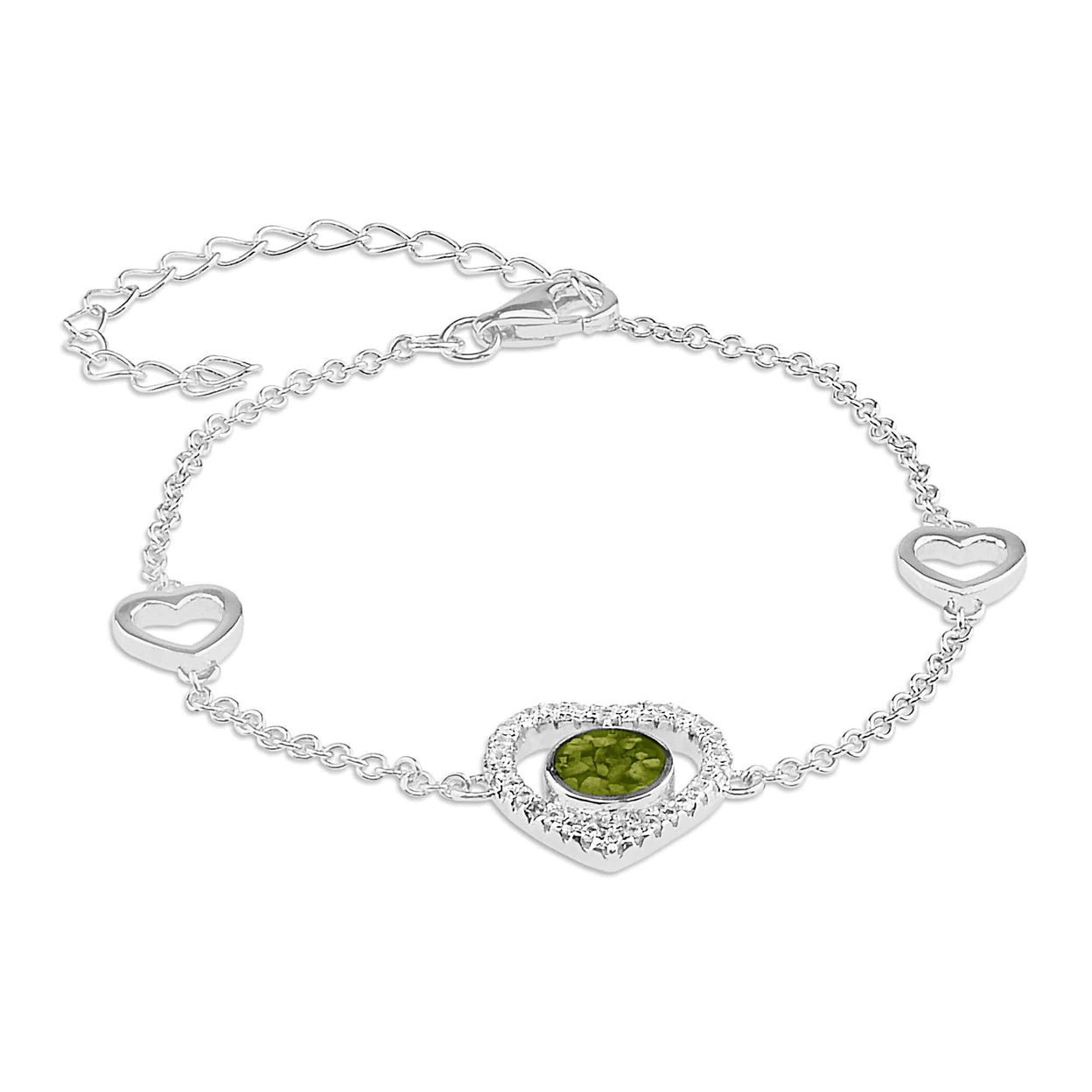 Load image into Gallery viewer, EverWith Ladies Forever Memorial Ashes Bracelet with Fine Crystals