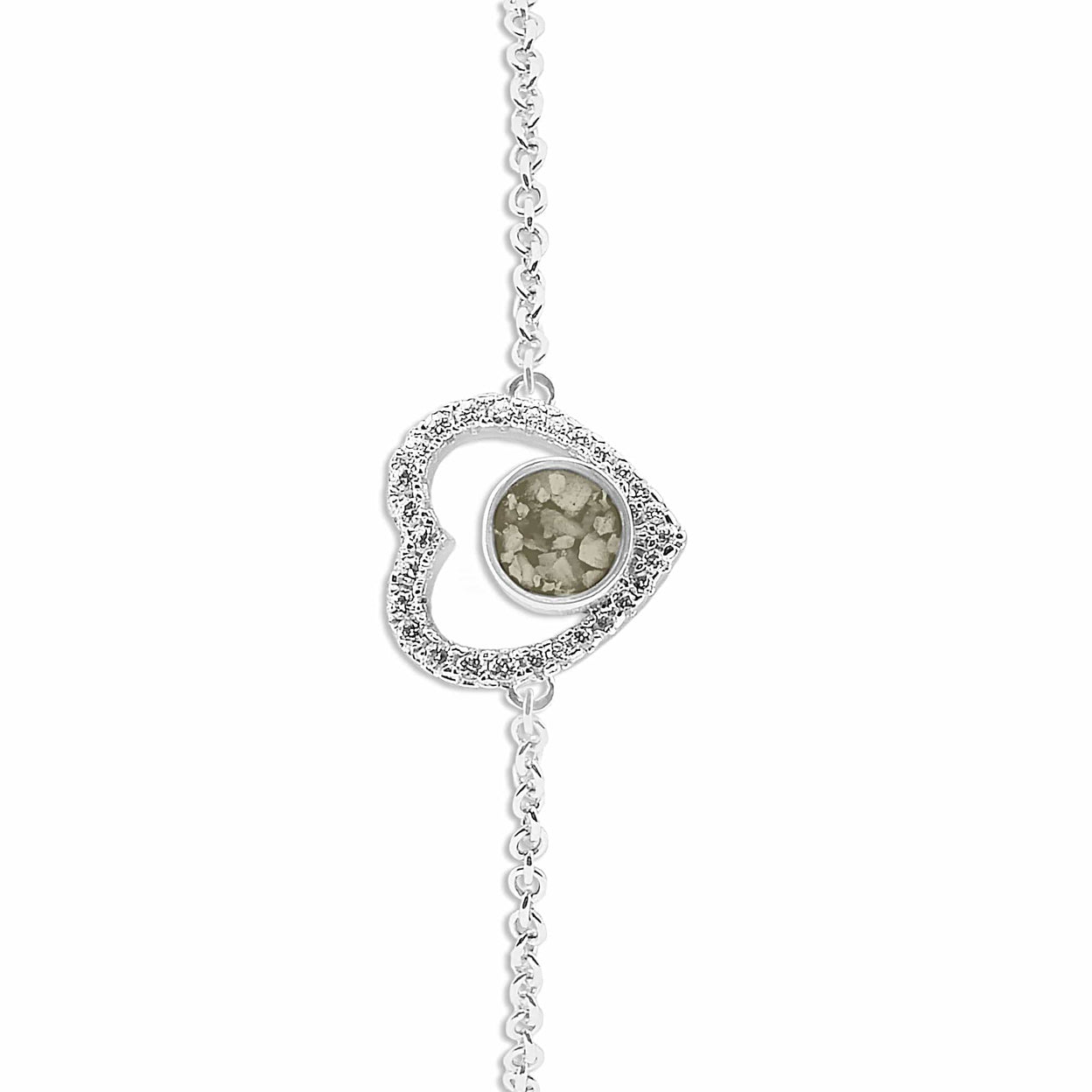 Load image into Gallery viewer, EverWith Ladies Forever Memorial Ashes Bracelet with Fine Crystals