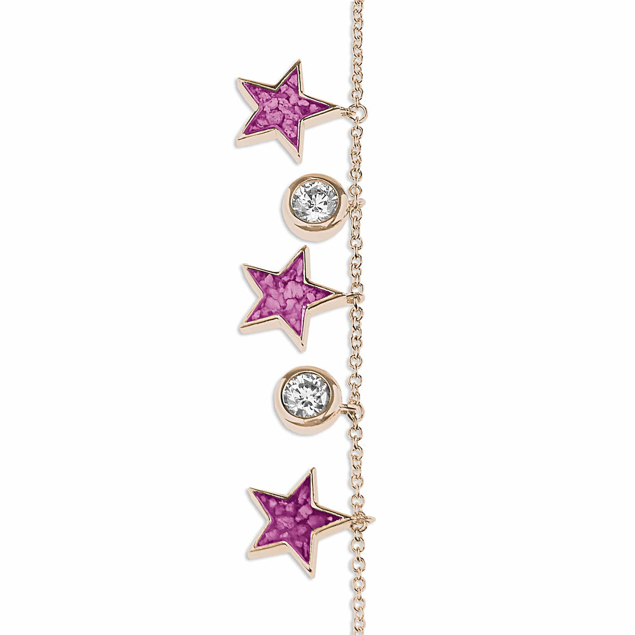 Load image into Gallery viewer, EverWith Ladies Galaxy Memorial Ashes Bracelet with Fine Crystals