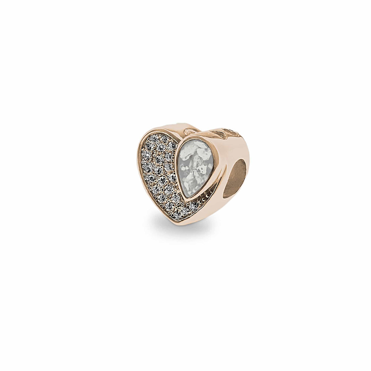 Load image into Gallery viewer, EverWith Beloved Memorial Ashes Charm Bead with Fine Crystals