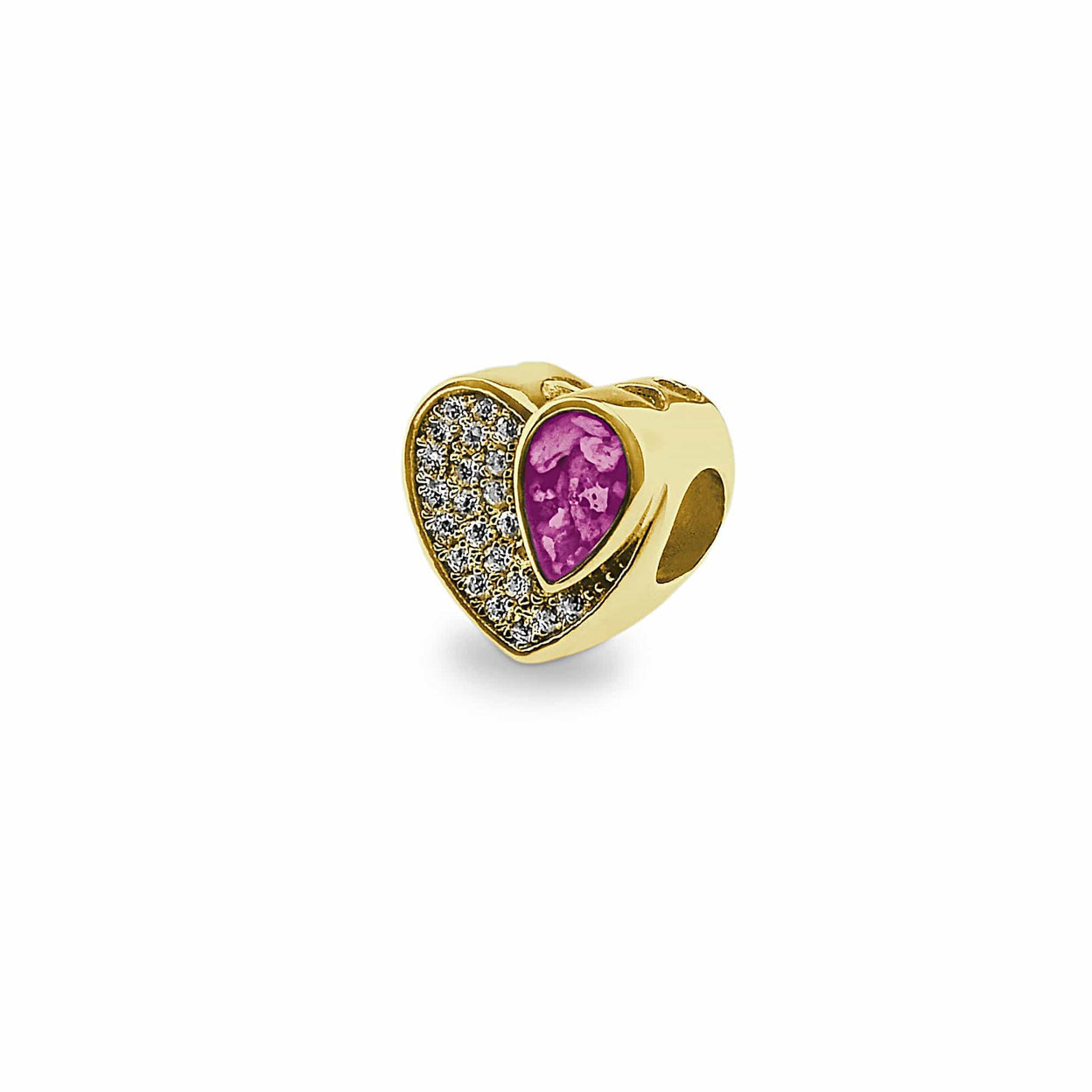 Load image into Gallery viewer, EverWith Beloved Memorial Ashes Charm Bead with Fine Crystals