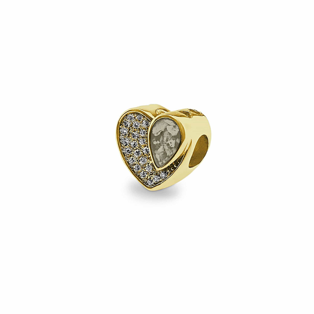 Load image into Gallery viewer, EverWith Beloved Memorial Ashes Charm Bead with Fine Crystals