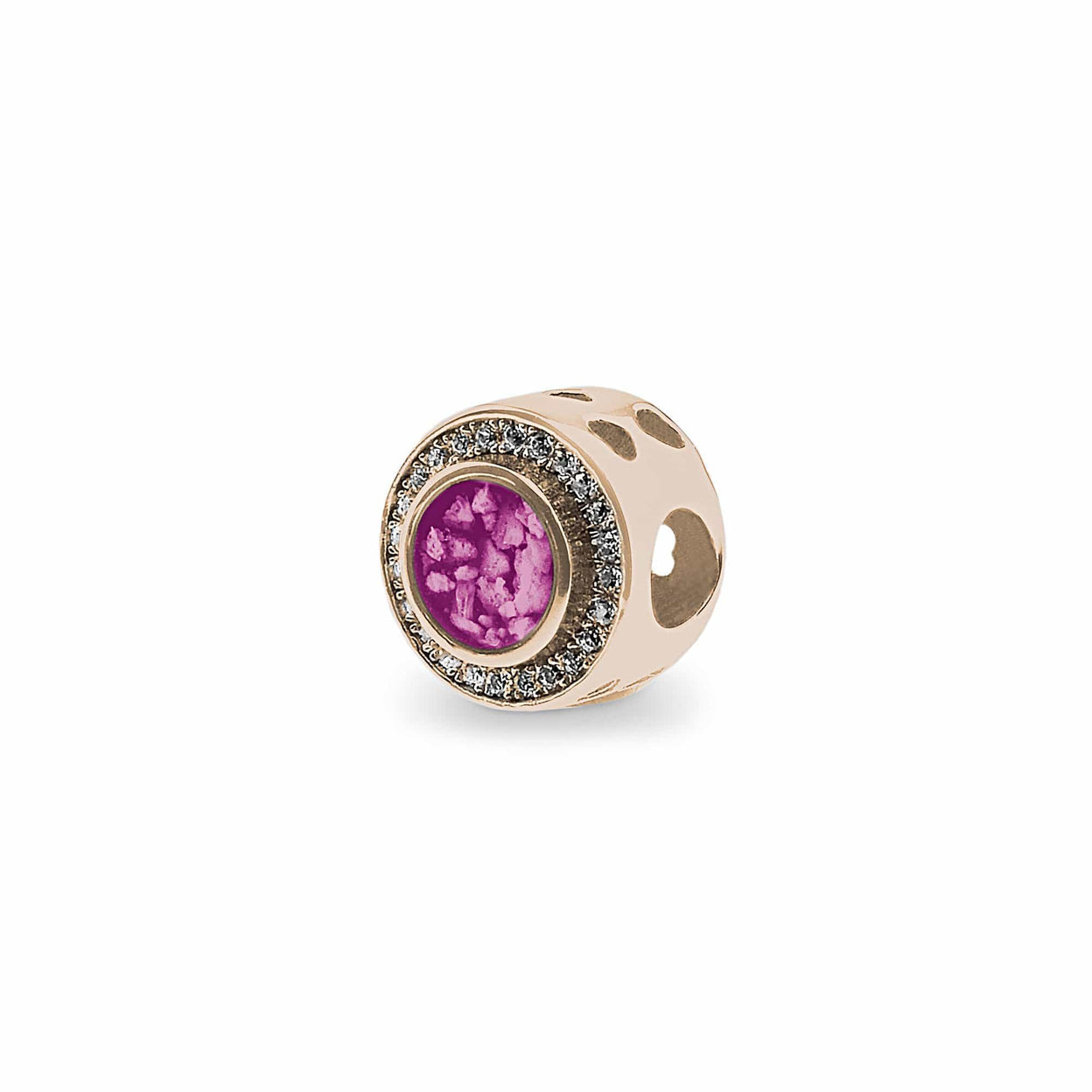 Load image into Gallery viewer, EverWith Admire Memorial Ashes Charm Bead with Fine Crystals