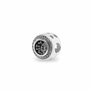 EverWith Admire Memorial Ashes Charm Bead with Fine Crystals