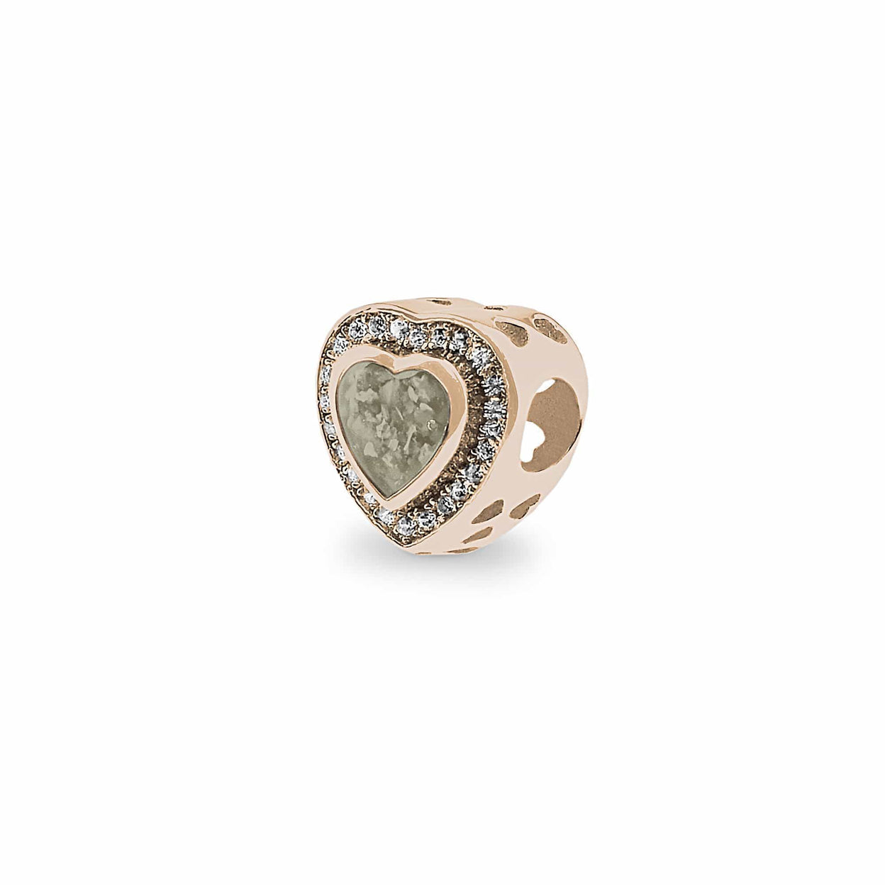 Load image into Gallery viewer, EverWith Comfort Memorial Ashes Charm Bead with Fine Crystals