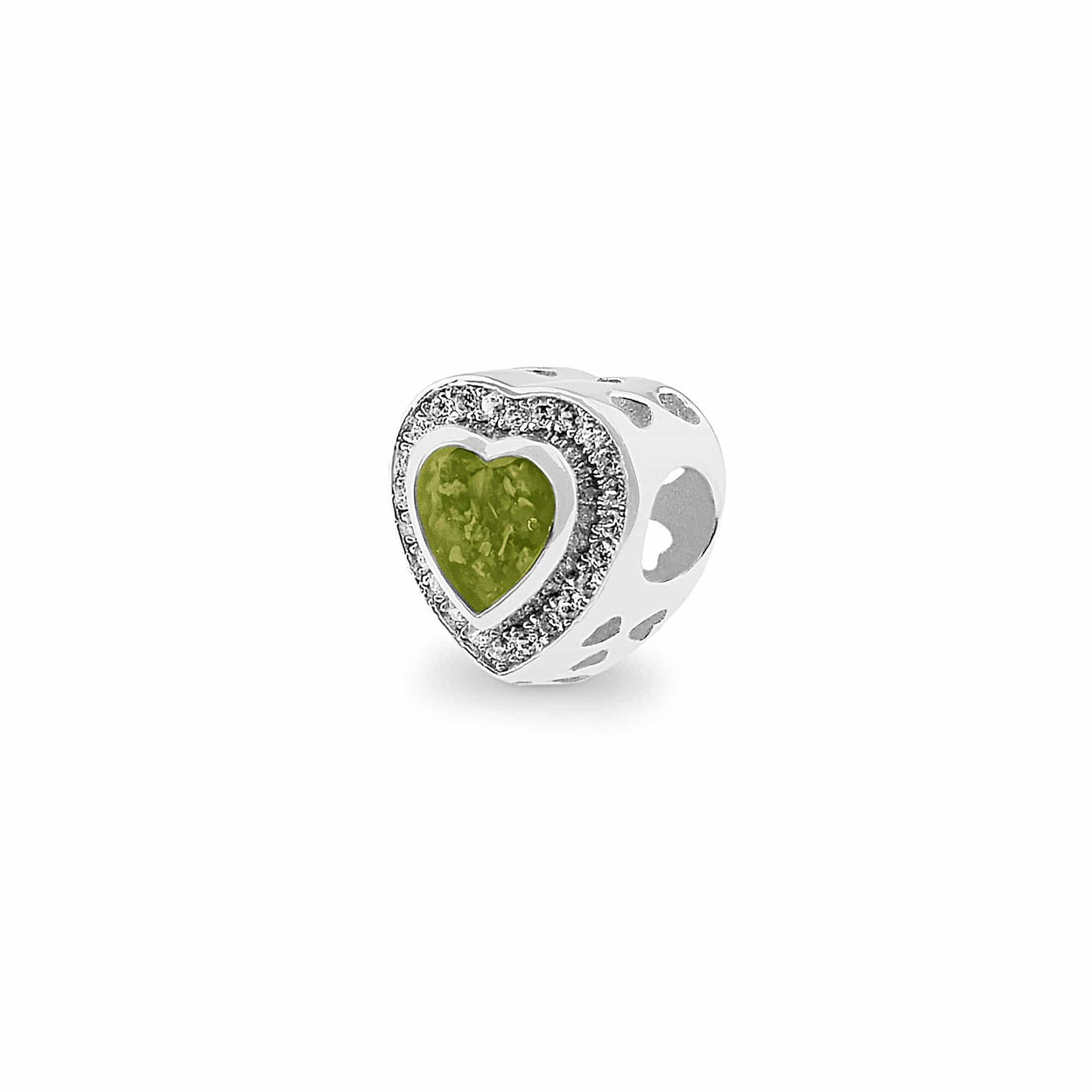 Load image into Gallery viewer, EverWith Comfort Memorial Ashes Charm Bead with Fine Crystals