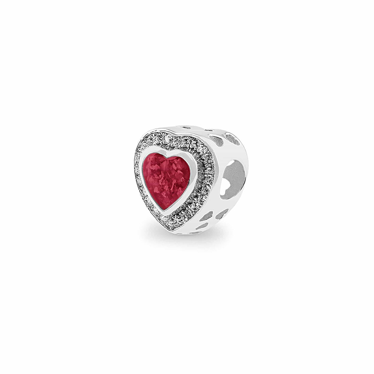 Load image into Gallery viewer, EverWith Comfort Memorial Ashes Charm Bead with Fine Crystals