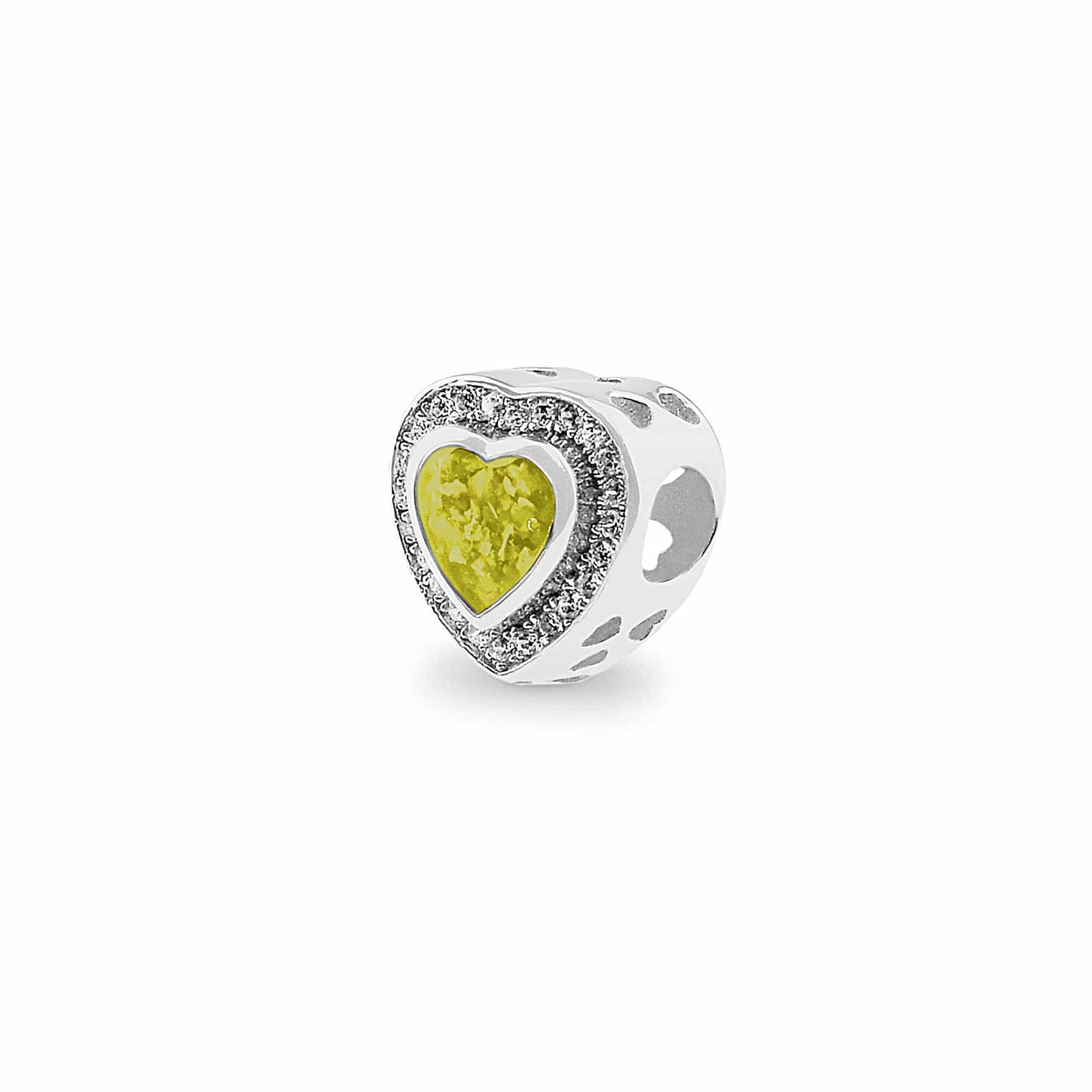 Load image into Gallery viewer, EverWith Comfort Memorial Ashes Charm Bead with Fine Crystals