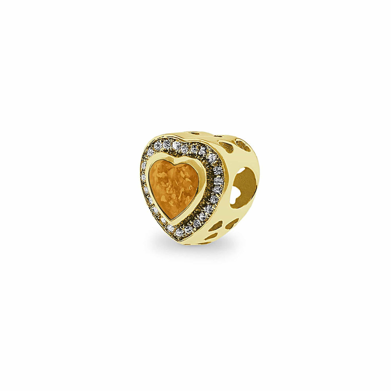 Load image into Gallery viewer, EverWith Comfort Memorial Ashes Charm Bead with Fine Crystals