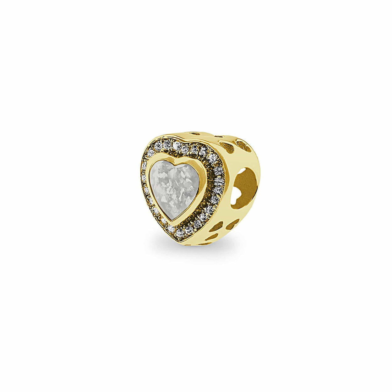 Load image into Gallery viewer, EverWith Comfort Memorial Ashes Charm Bead with Fine Crystals