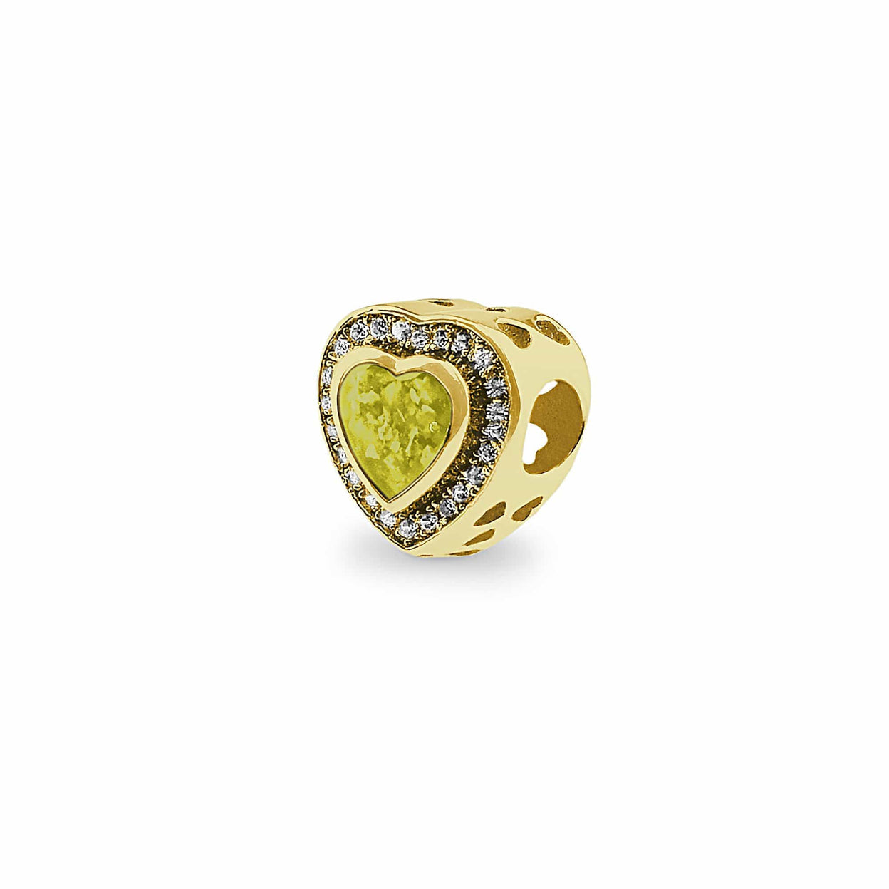 Load image into Gallery viewer, EverWith Comfort Memorial Ashes Charm Bead with Fine Crystals