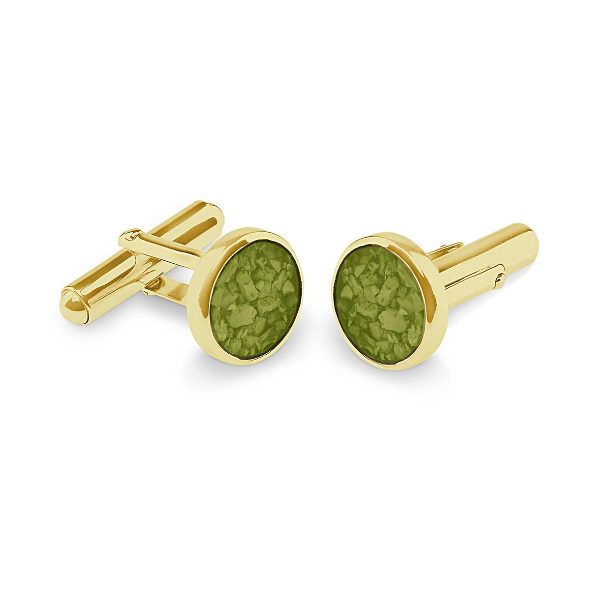 Load image into Gallery viewer, EverWith Gents Classic Round Memorial Ashes Cufflinks