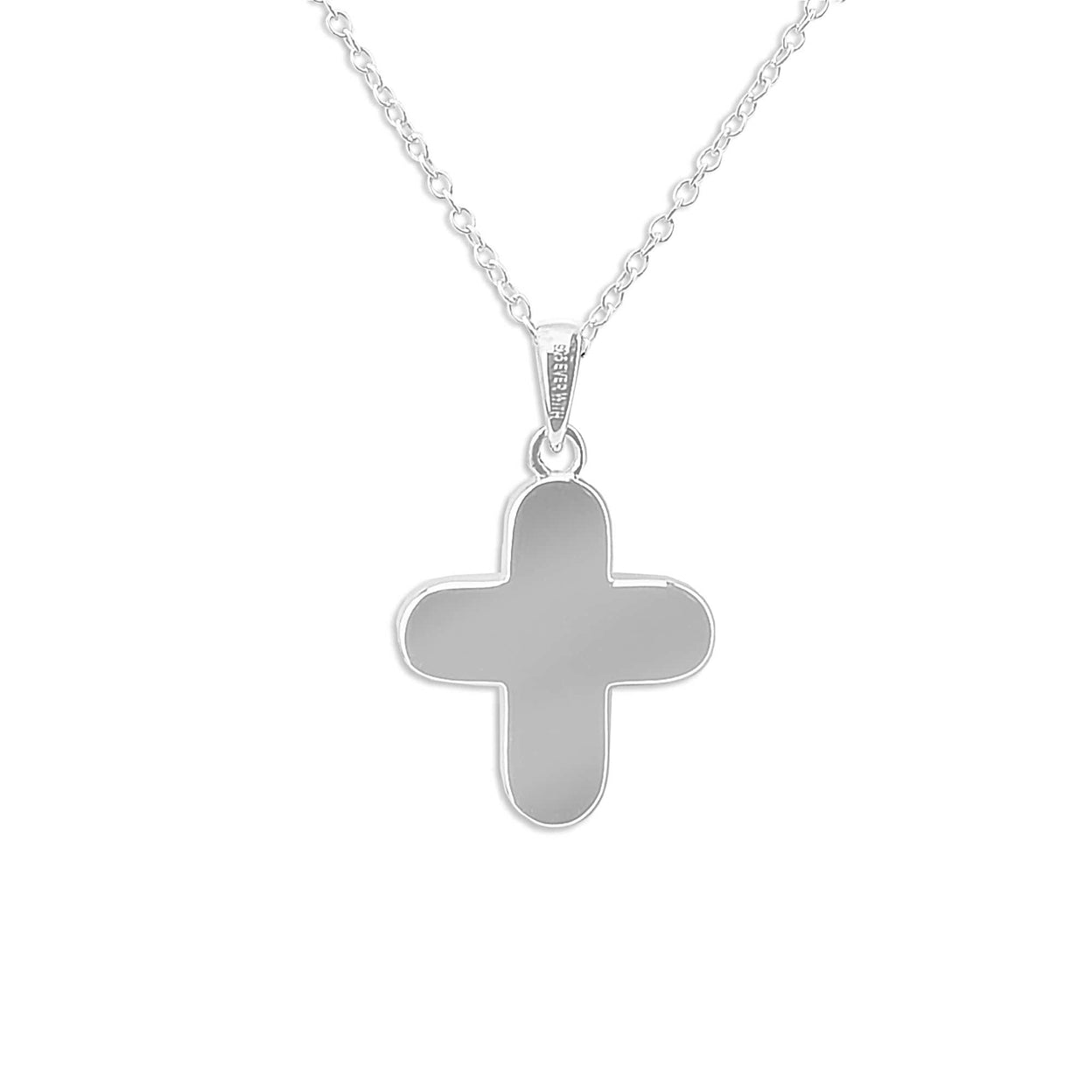 Load image into Gallery viewer, EverWith Unisex  Rounded Cross Memorial Ashes Pendant