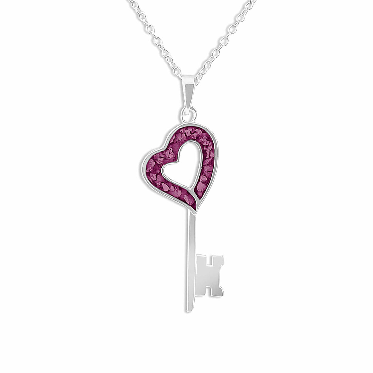 Load image into Gallery viewer, EverWith Ladies Key Memorial Ashes Pendant