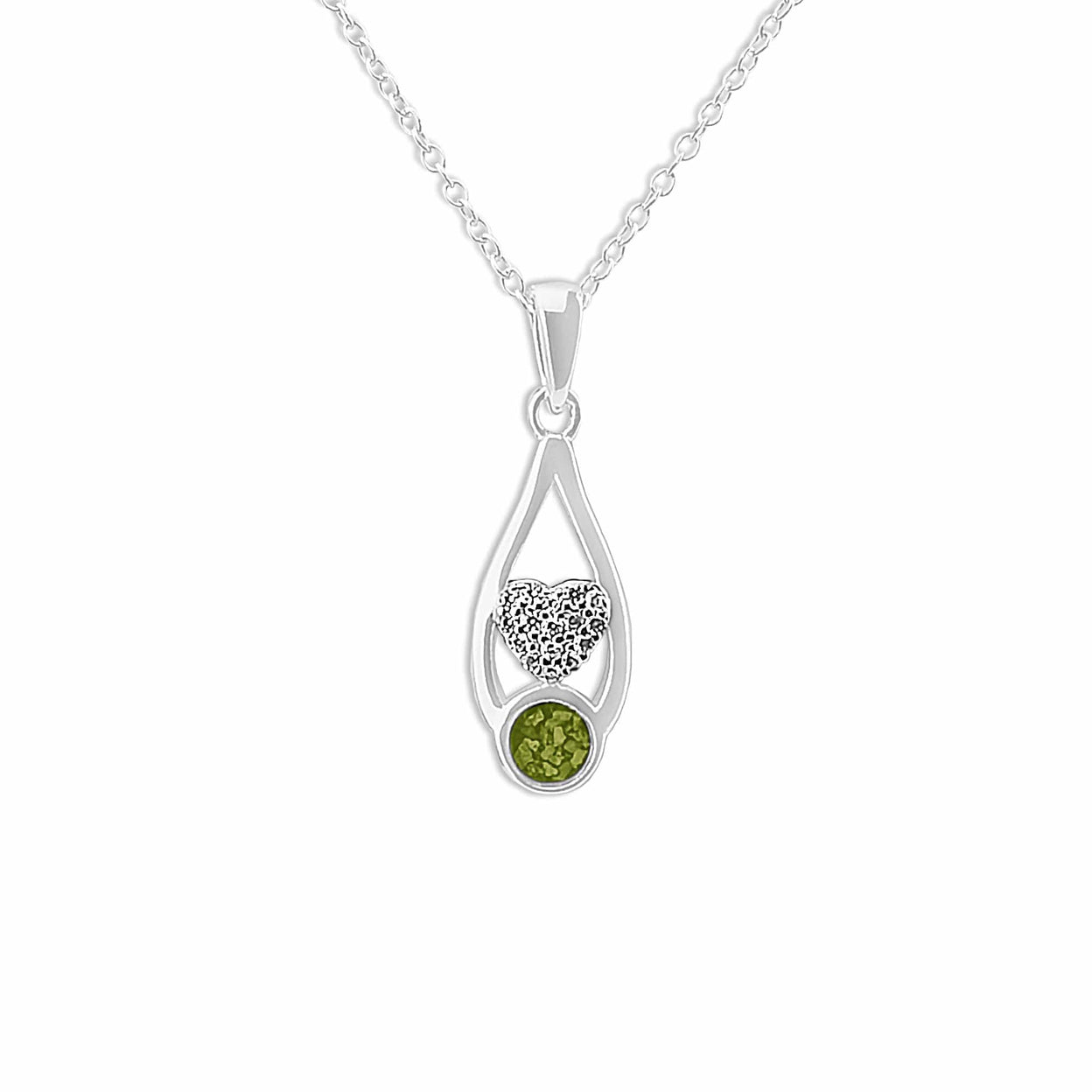 Load image into Gallery viewer, EverWith Ladies Protect Memorial Ashes Pendant with Fine Crystals