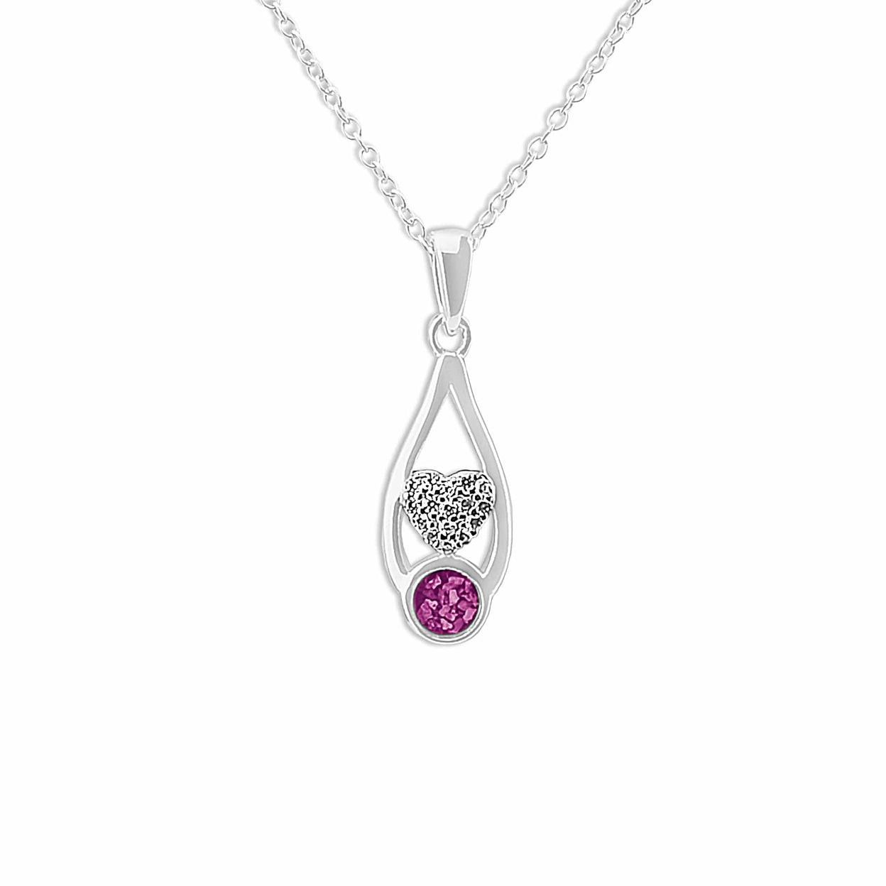 Load image into Gallery viewer, EverWith Ladies Protect Memorial Ashes Pendant with Fine Crystals