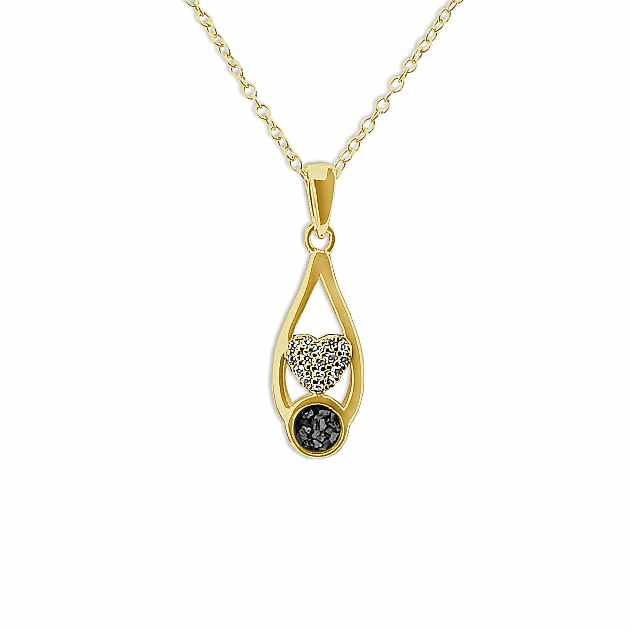 Load image into Gallery viewer, EverWith Ladies Protect Memorial Ashes Pendant with Fine Crystals