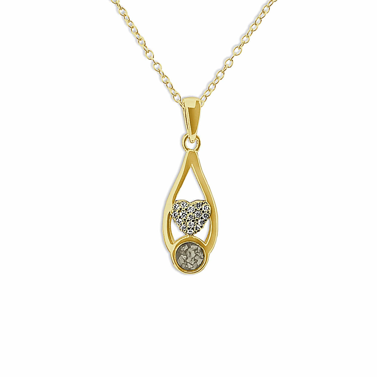 Load image into Gallery viewer, EverWith Ladies Protect Memorial Ashes Pendant with Fine Crystals