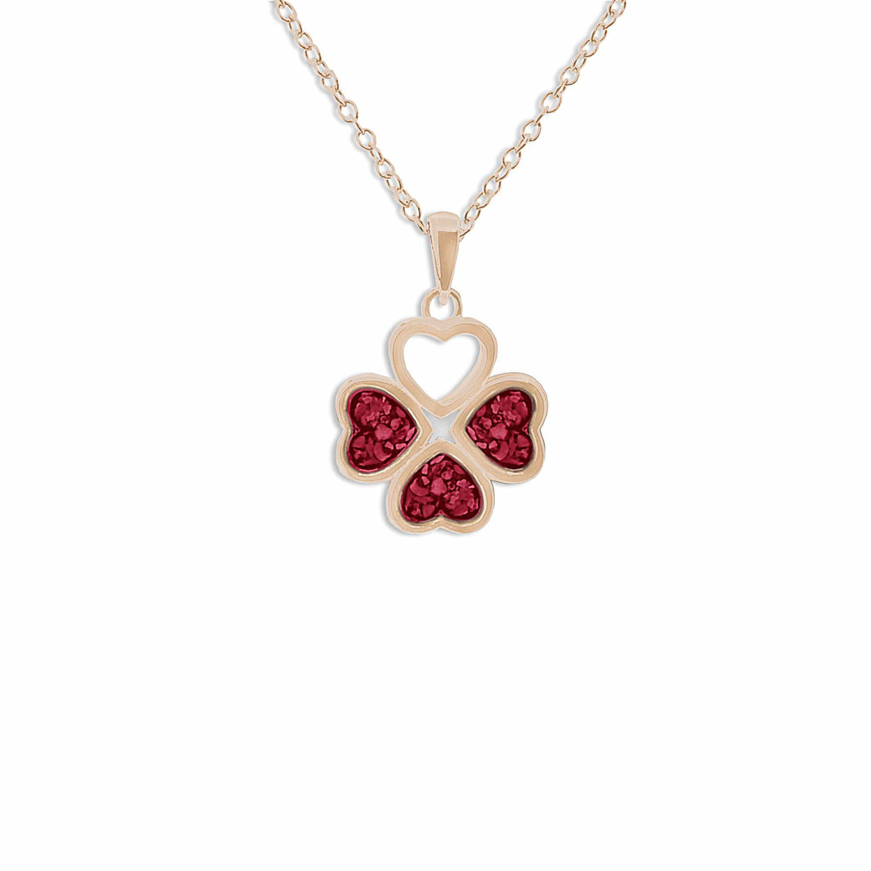 Load image into Gallery viewer, EverWith Ladies Clover Memorial Ashes Pendant