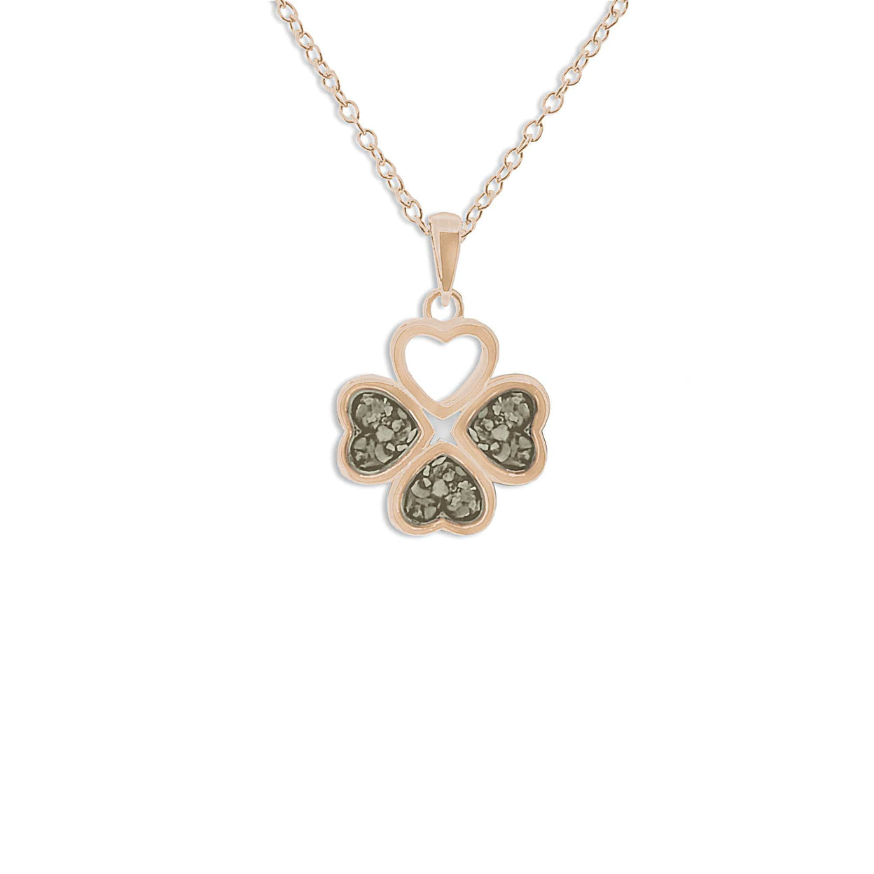 Load image into Gallery viewer, EverWith Ladies Clover Memorial Ashes Pendant