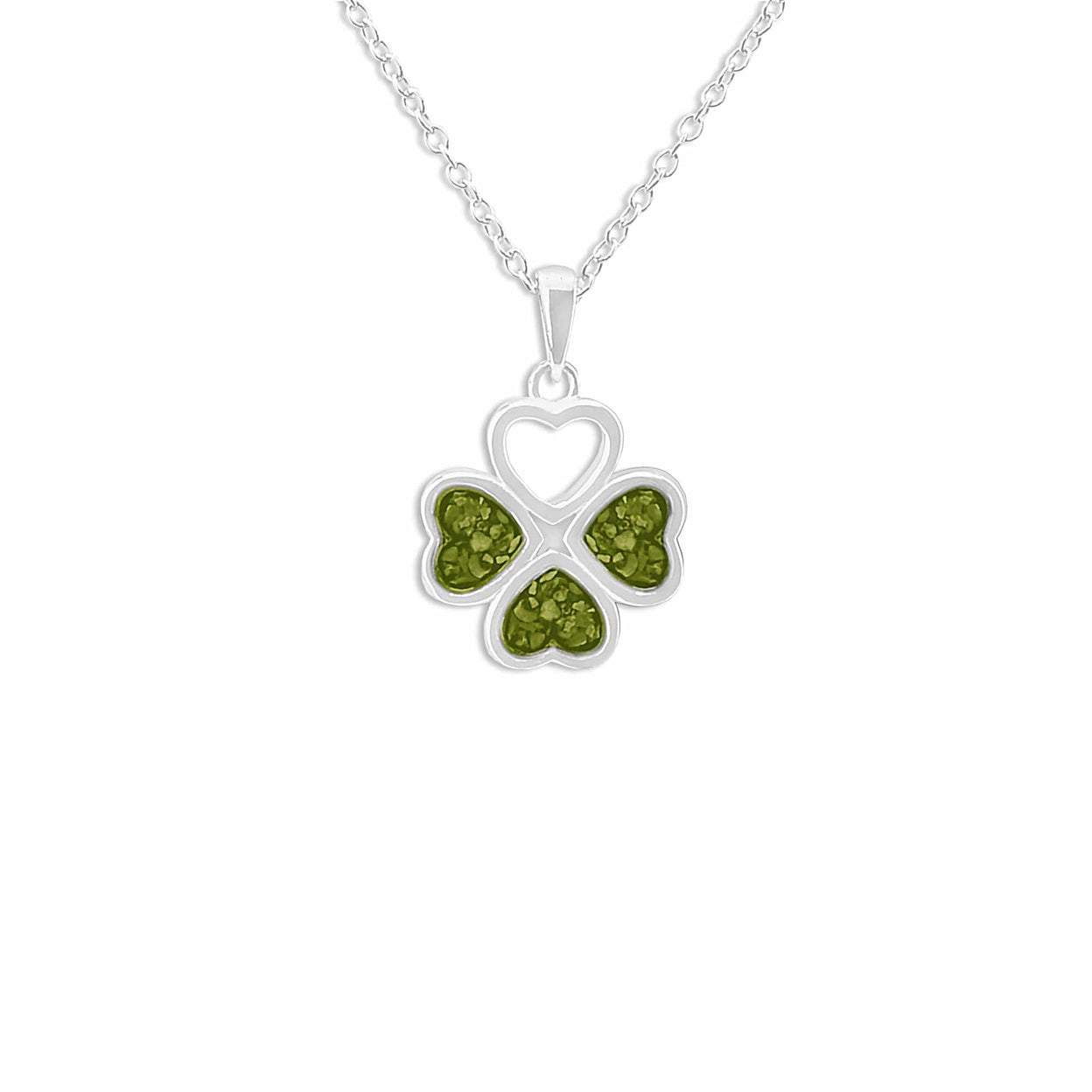 Load image into Gallery viewer, EverWith Ladies Clover Memorial Ashes Pendant