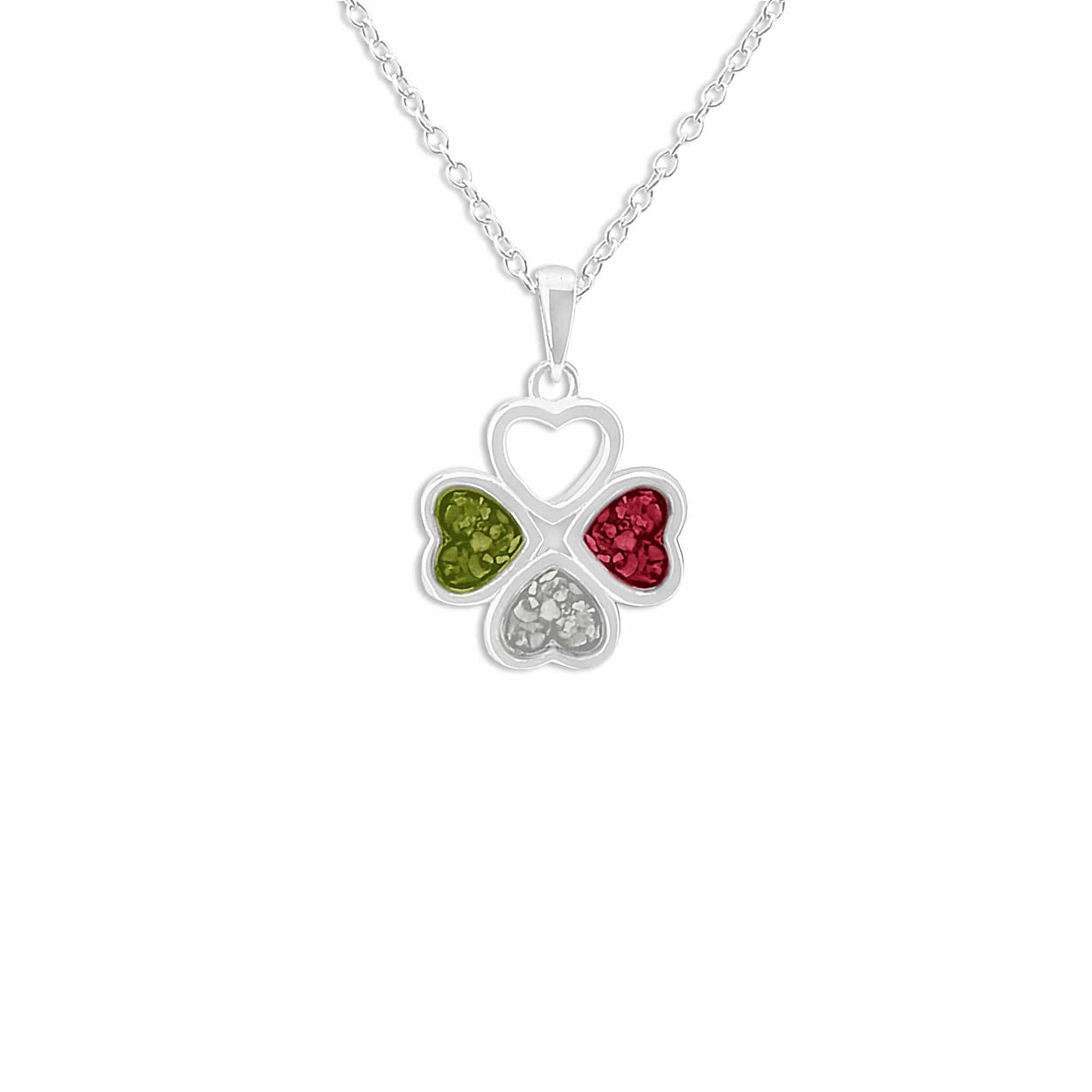 Load image into Gallery viewer, EverWith Ladies Clover Memorial Ashes Pendant