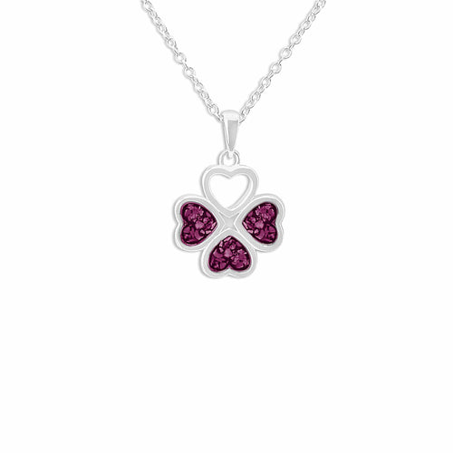 EverWith Ladies Clover Memorial Ashes Pendant