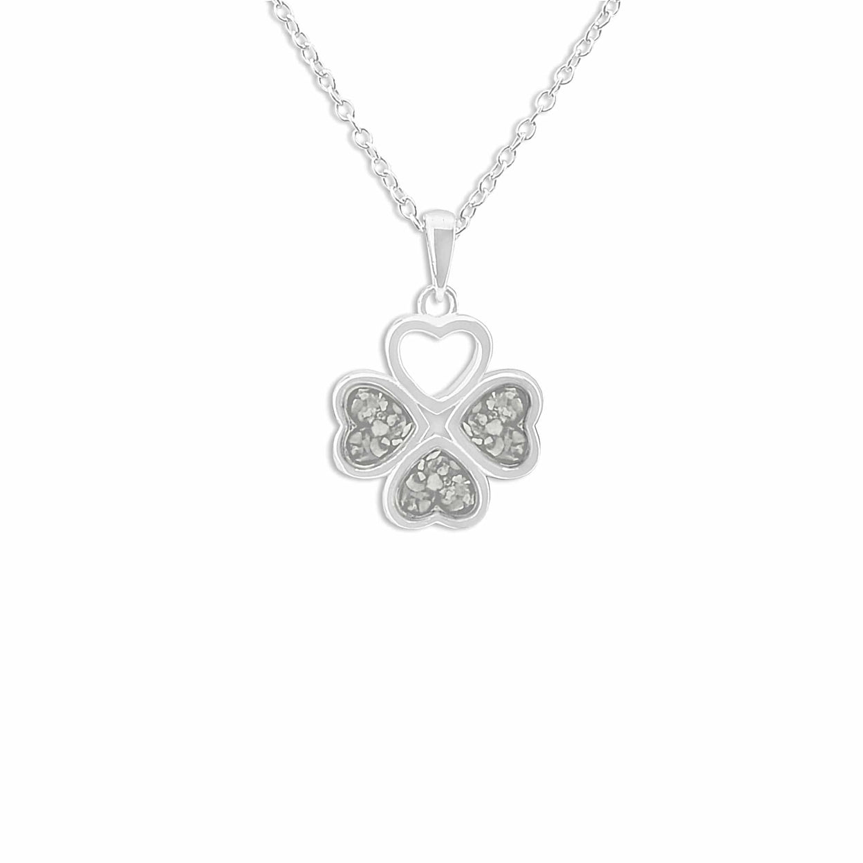 Load image into Gallery viewer, EverWith Ladies Clover Memorial Ashes Pendant