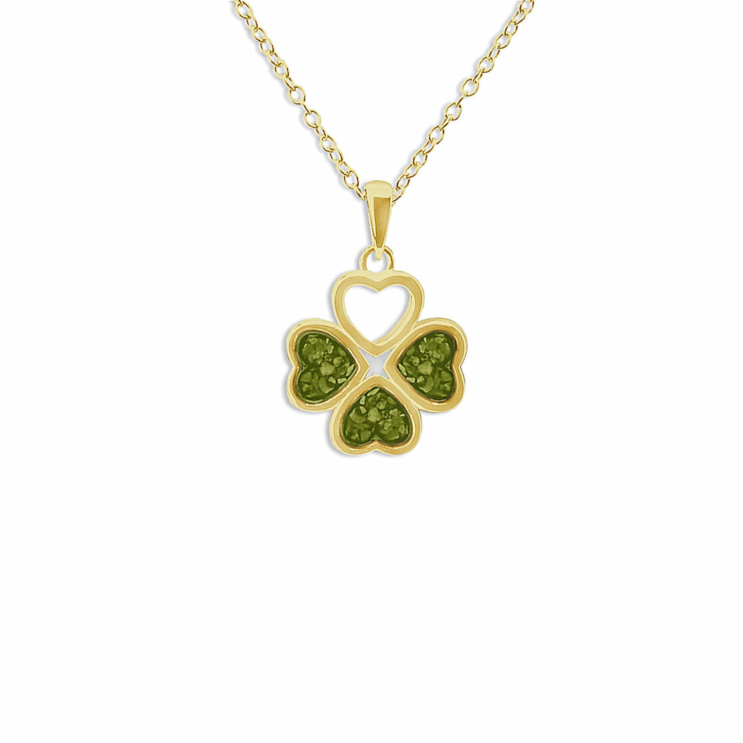 EverWith Ladies Clover Memorial Ashes Pendant