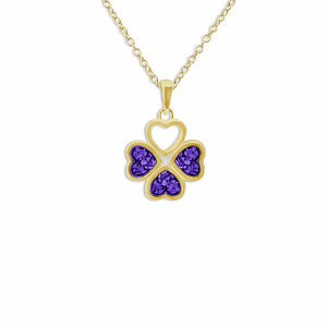 EverWith Ladies Clover Memorial Ashes Pendant