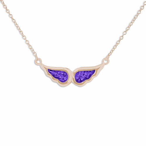 EverWith Ladies Angel Wings Memorial Ashes Necklace