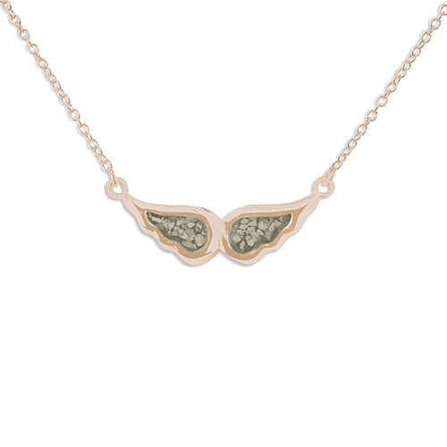 EverWith Ladies Angel Wings Memorial Ashes Necklace