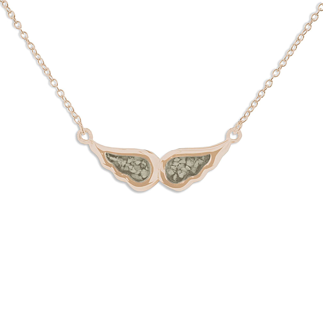 EverWith Ladies Angel Wings Memorial Ashes Necklace