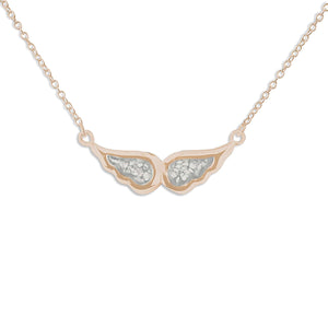 EverWith Ladies Angel Wings Memorial Ashes Necklace