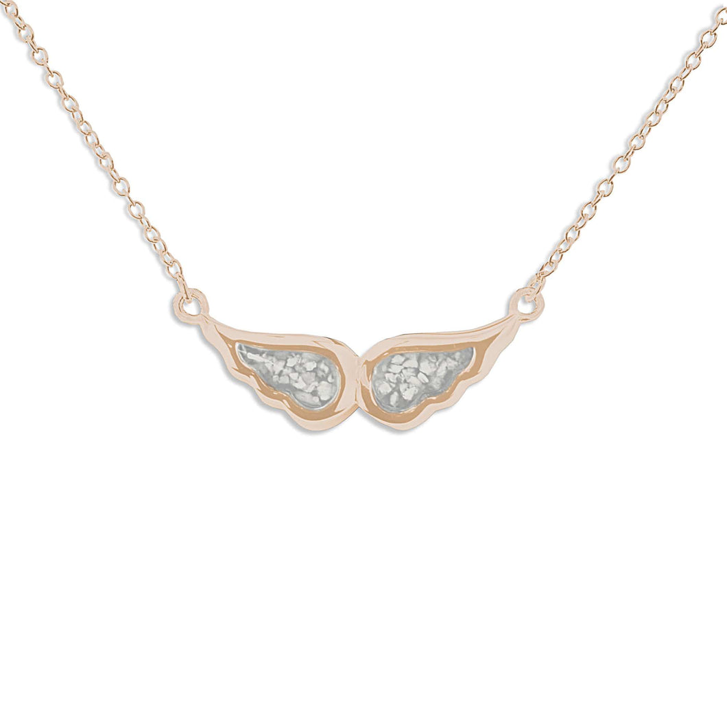 EverWith Ladies Angel Wings Memorial Ashes Necklace