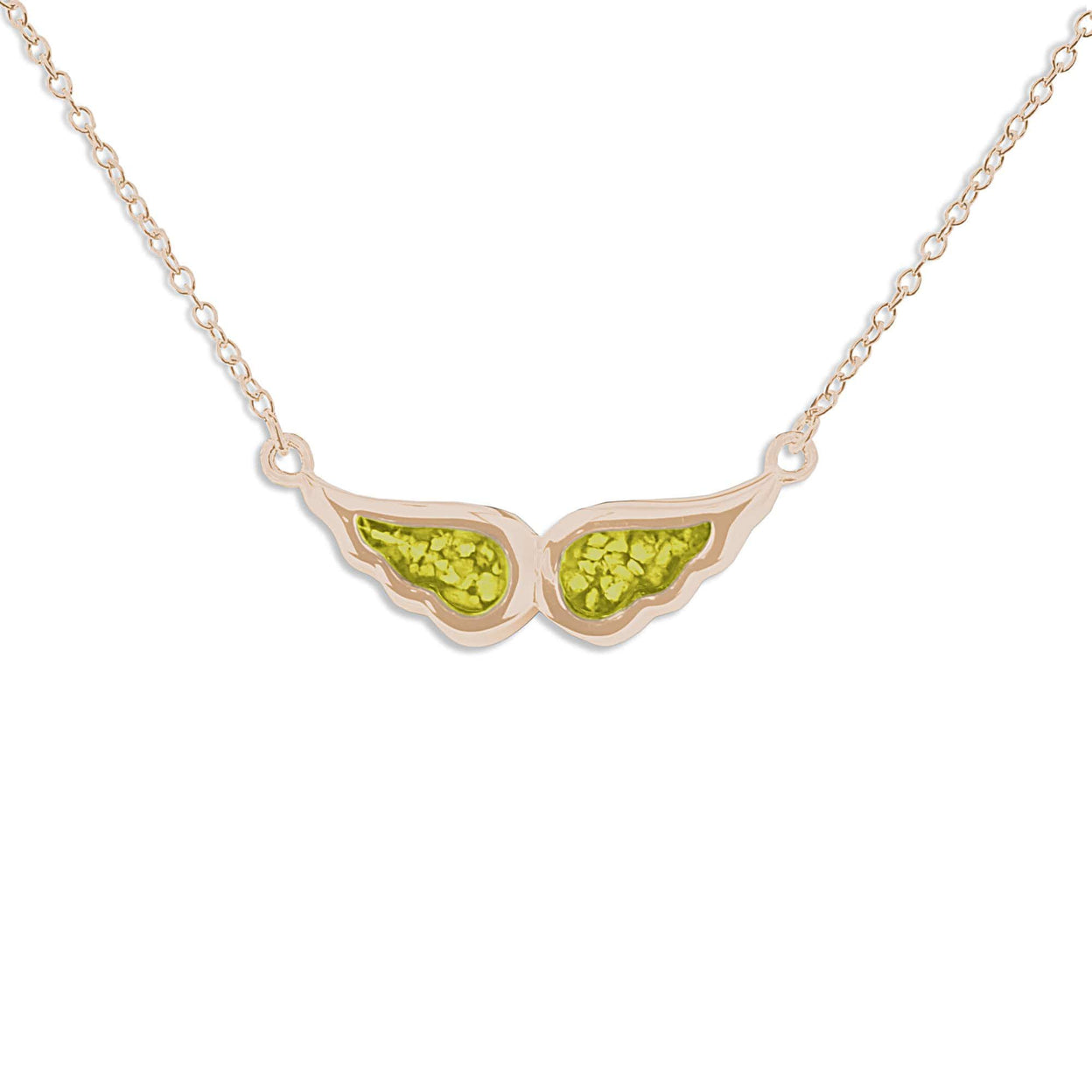 Load image into Gallery viewer, EverWith Ladies Angel Wings Memorial Ashes Necklace