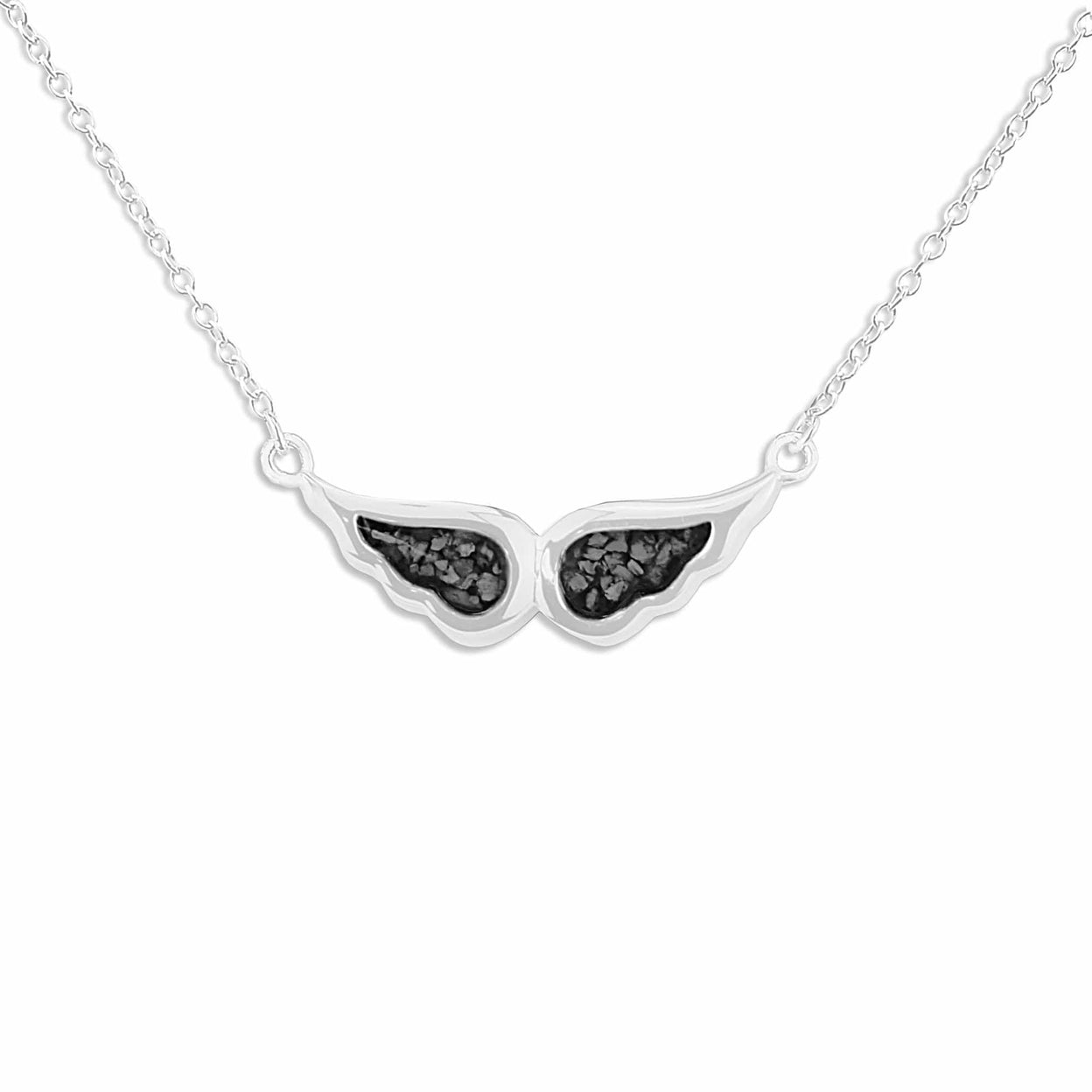 Load image into Gallery viewer, EverWith Ladies Angel Wings Memorial Ashes Necklace