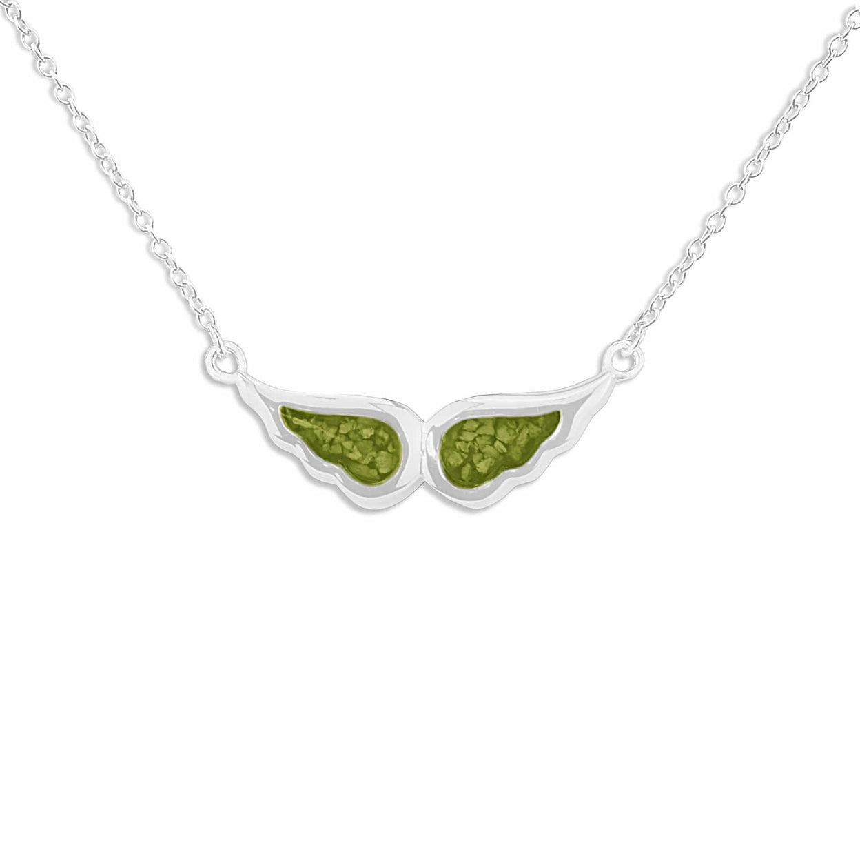 Load image into Gallery viewer, EverWith Ladies Angel Wings Memorial Ashes Necklace