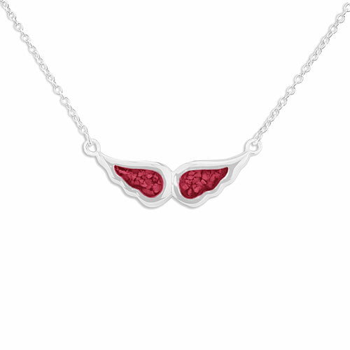 EverWith Ladies Angel Wings Memorial Ashes Necklace